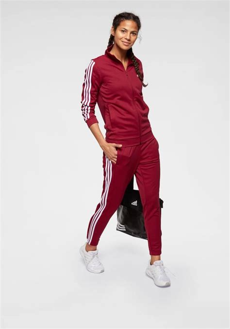 Trainingsanzüge: Jogginganzug Damen Adidas Rot 